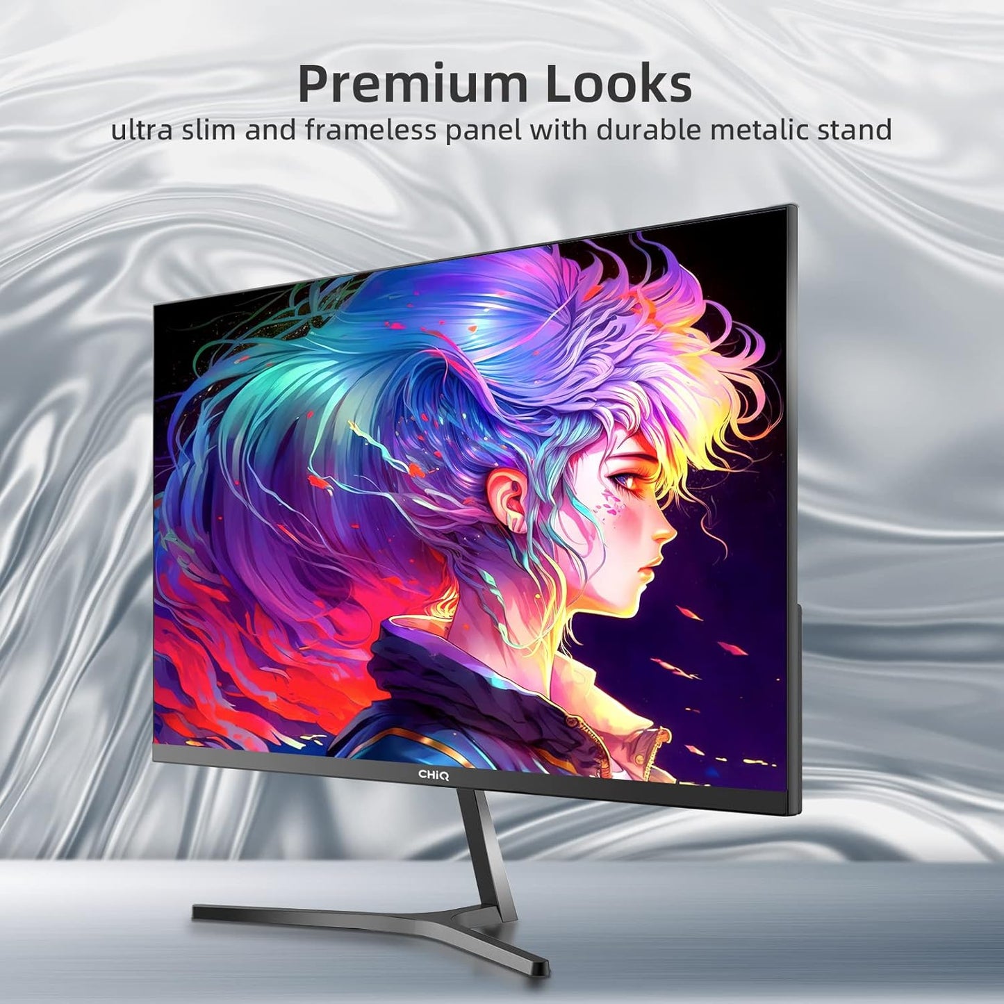 24F650, 24 Inch Monitor, FHD(1920x1080) PC Monitor, 100Hz, Ultra Slim, 99% sRGB, HDMI&DP, VGA, USB, 2024 New