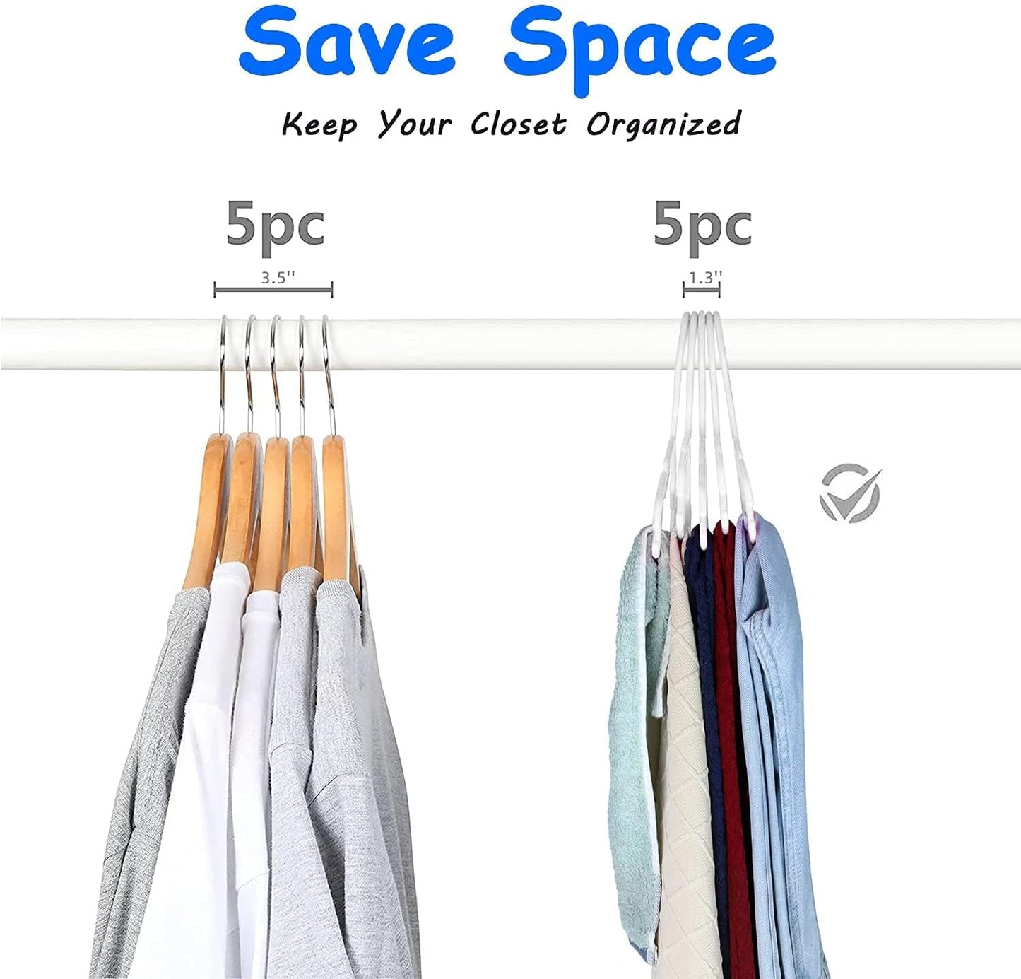 Baby Coat Hangers for Clothes 40 Pack Toddler White Hanger, Kids and Childrens Hangers for Closet