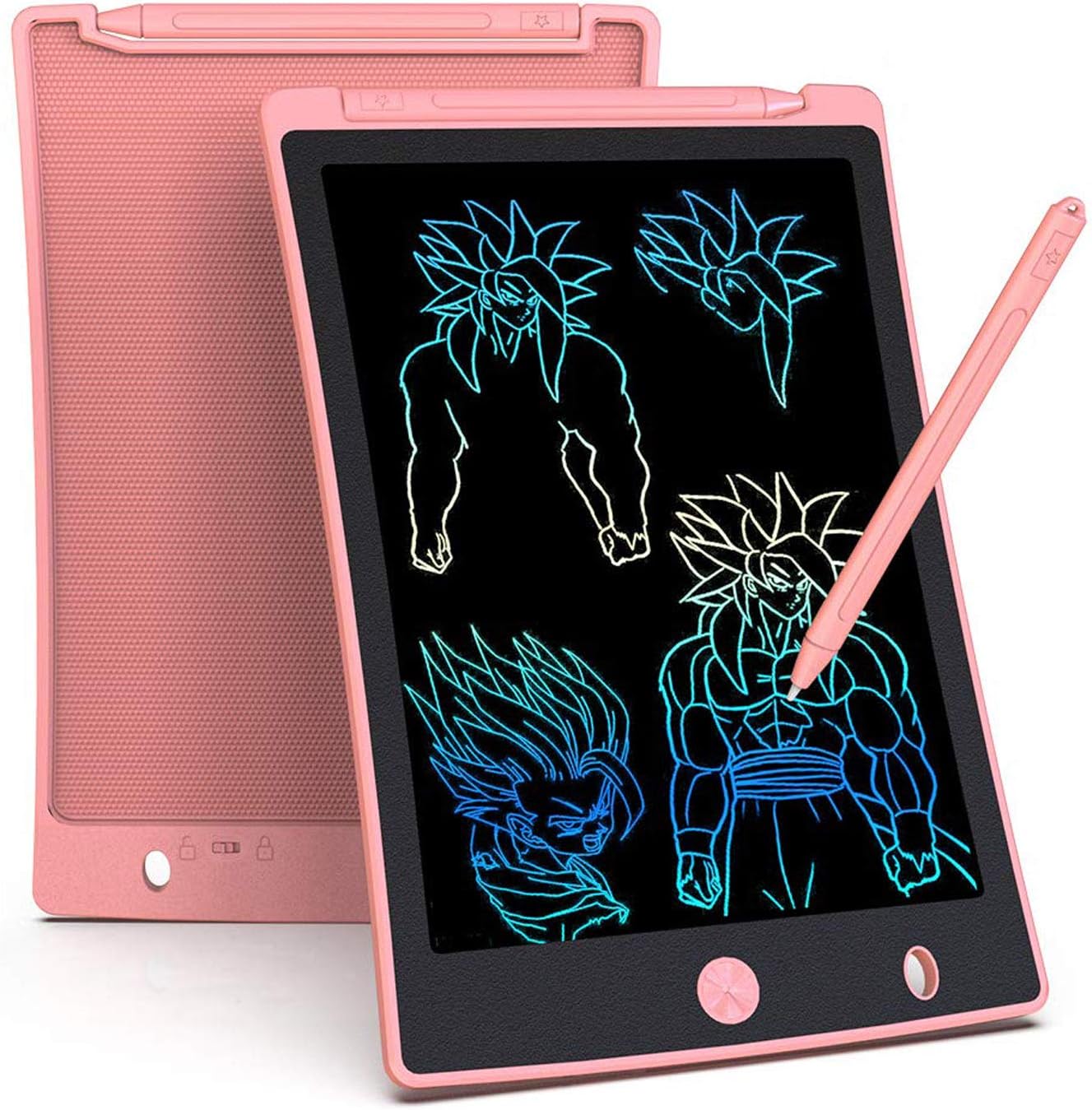 LCD Writing Tablet, Colorful Screen Digital eWriter Electronic Graphics Tablet Portable Writing Board Handwriting Doodle Drawing Pad for Kids Adult Home School Office