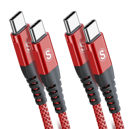 60W USB C to USB C Charger Cable, PD Type C Super Fast Charging for iPhone 16 15 MacBook iPad Pro, Samsung S25 S24 S23 Ultra, Steam Deck, Nintendo Switch etc