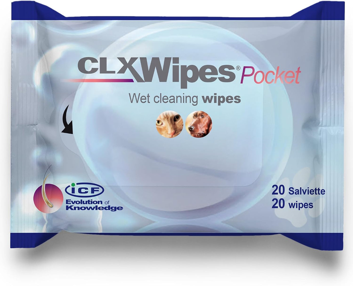 Pet Wipes for Gentle Cleaning of Paws, Ears & Skin Folds - Deodorizing & Moisturizing No-Rinse Formula