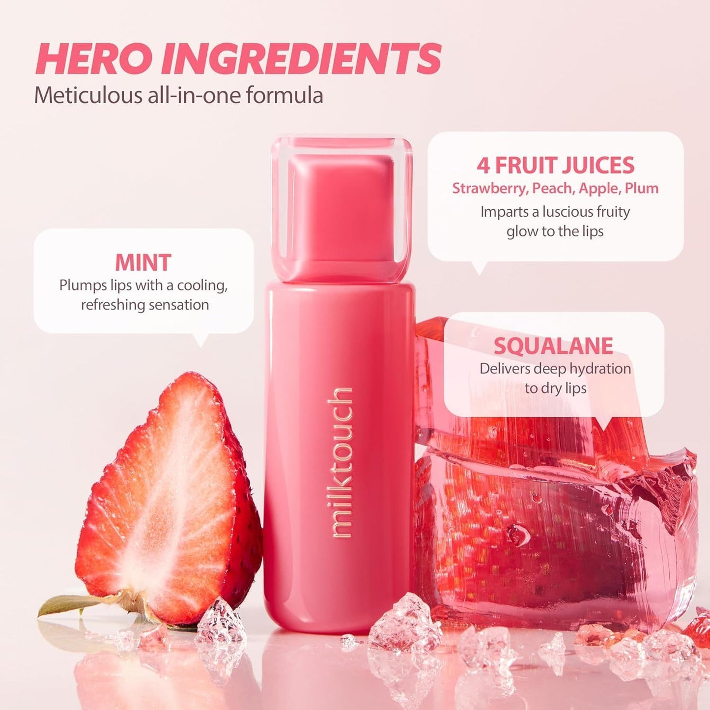 Glow Lip Tint - Hydrating Lip Gloss with Long-Lasting Moisture, Lightweight Formula, Radiant Shine, Perfect for Daily Use
