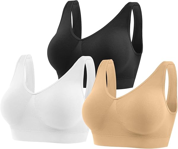 New Comfort Bra for Women Sports Bras Wirefree Bra Sleep Yoga Daily Wear