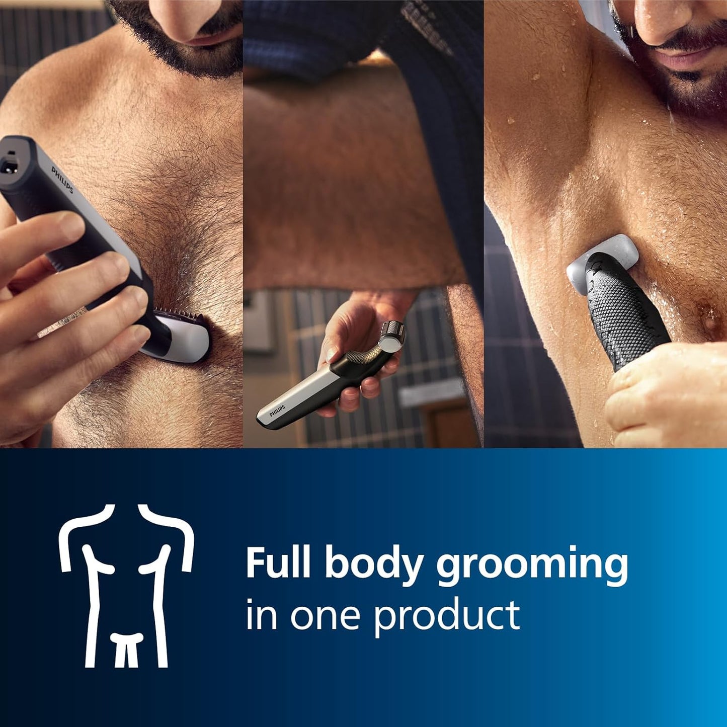 Philips Series 3000 Showerproof Body Groomer with Skin Comfort System