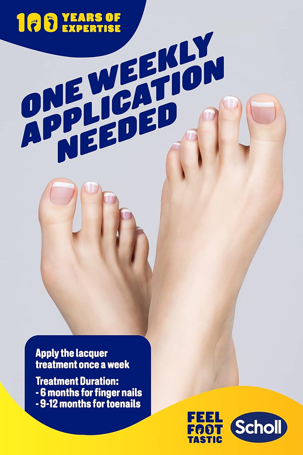 Weekly Fungal Nail Treatment - Clinically Proven Fungal Nail Infection Treatment with Amorolfine
