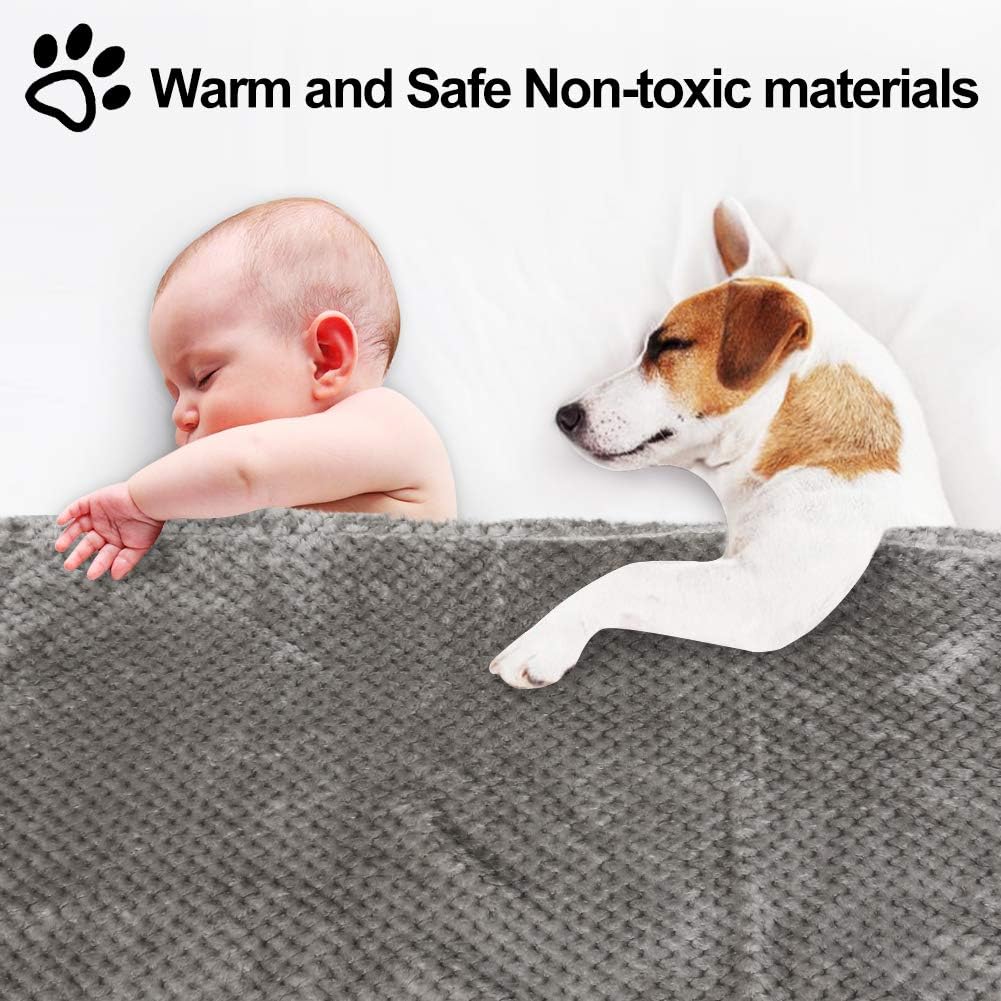Dog Blanket Washable Extra Large 120x200cm Puppy Blanket, Fluffy Fleece Pet Blanket Throw for Puppy Dogs, Cats and Other Large Extra Large Pets