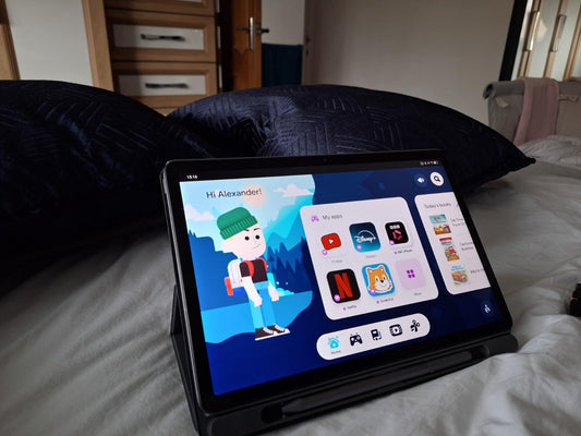 Lenovo Tab M11 Android Tablet | 11 Inch Full HD 1200p | 128 GB | Lenovo Tab Pen + Folio Case | WiFi | 4 GB RAM | Luna Grey | Designed for Portable Entertainment