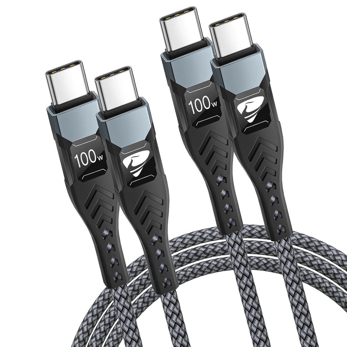 USB C to USB C 100W 5A C to C Charger Cable Fast Charge [2M/2Pack] USB Type C to Type C Charger Charging Cable