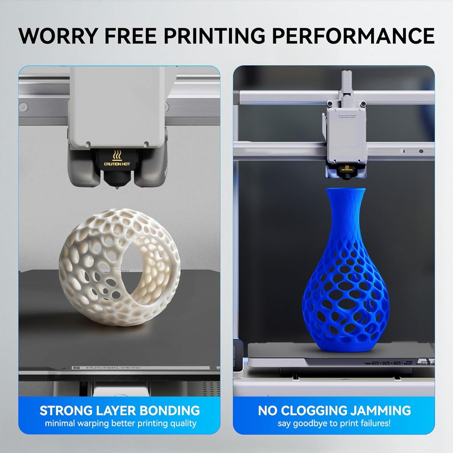 TPU Flexible Filament 1.75mm, 3D Printer Filament, Dimensional Accuracy +/- 0.03 mm, 0.5KG Spool, 1.75 mm, TPU White