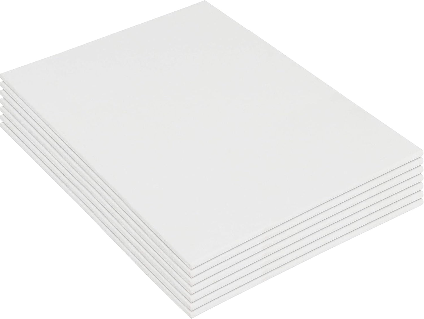 Primed Canvas Panels 18 x 24" - Blank Cotton Canvas Board for Acrylic, Oil Painting, and Sketching