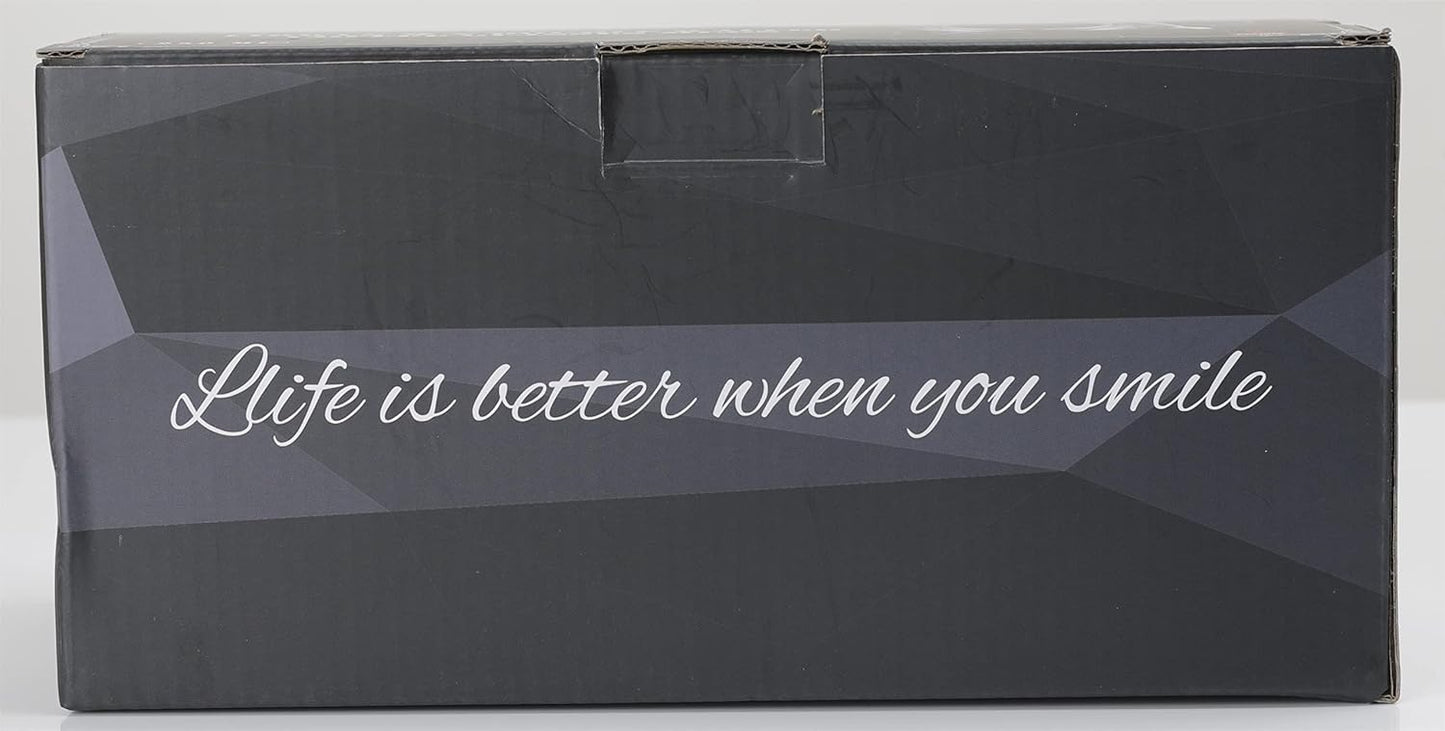 LIBWYS 2 Pack 250ml Double Walled Glass Coffee Mugs with 2 Spoons, Cappuccino Latte Tea Cups with Handle, Heat Resistant Drinking Glasses Cappuccino Cup