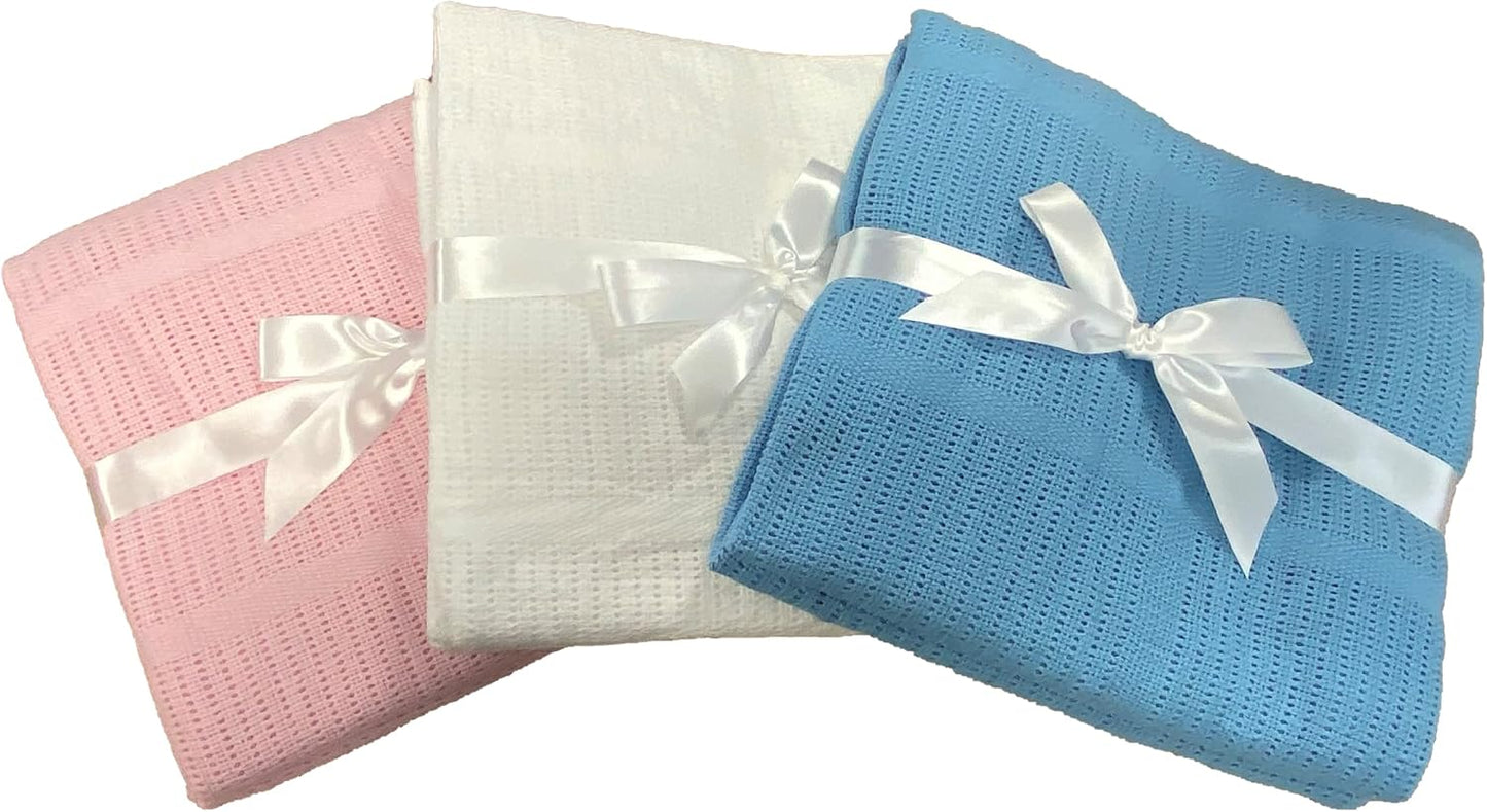 Cotton Cellular Baby Blanket