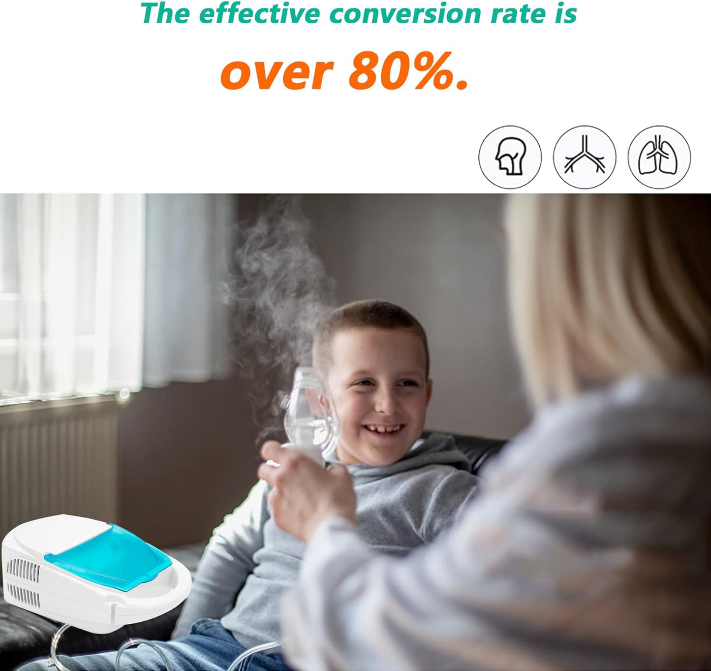 Compressor Steam Inhaler Machine for Kids and Adults Home & Travel use