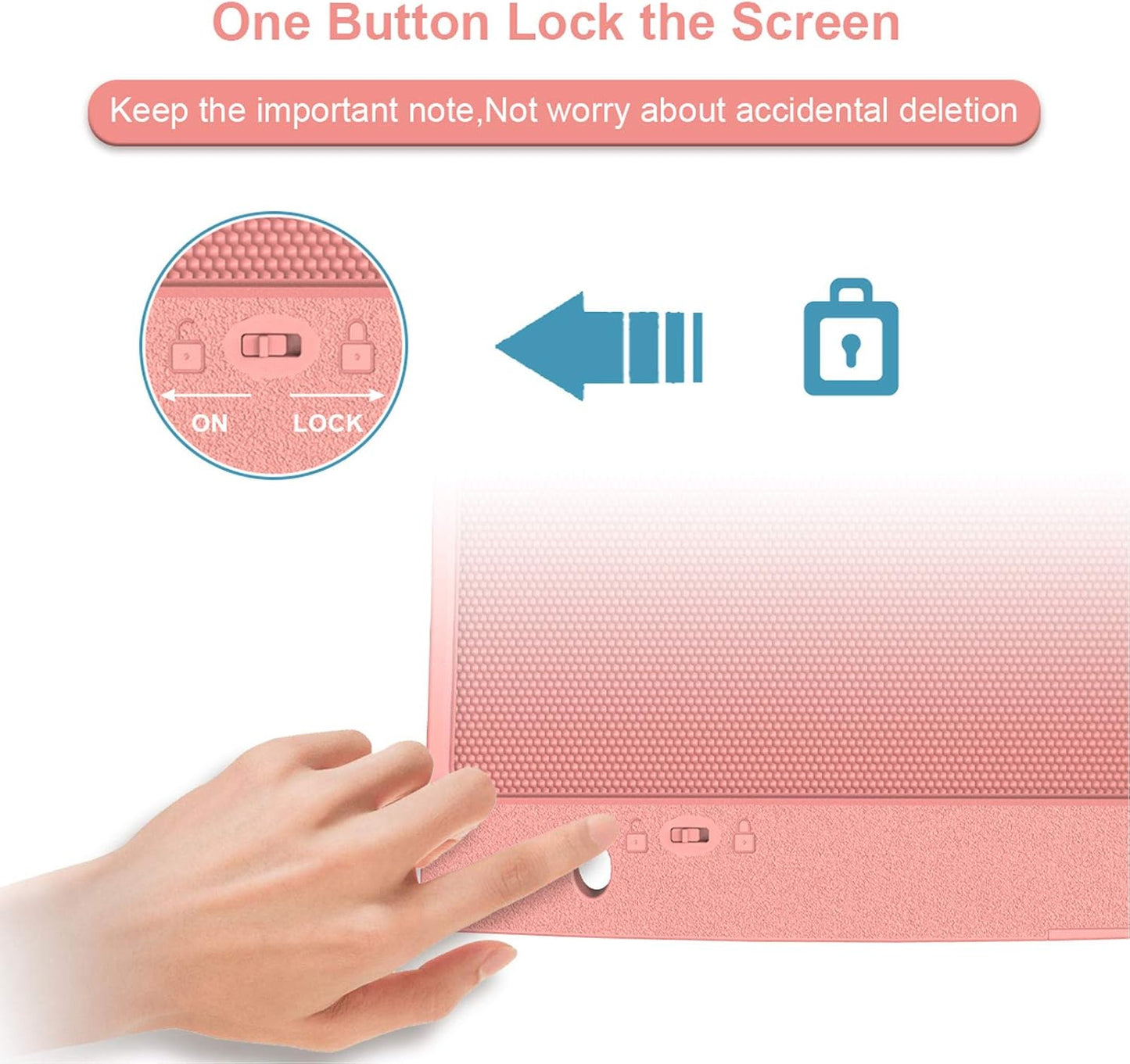 LCD Writing Tablet, Colorful Screen Digital eWriter Electronic Graphics Tablet Portable Writing Board Handwriting Doodle Drawing Pad for Kids Adult Home School Office