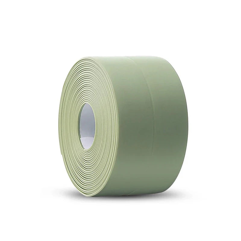 3.2M Self-adhesive Sealing Tape PVC Oil-Proof Kitchen Sink Edge Caulk Tape Waterproof Bathroom Toilet Corner Wall Sticker