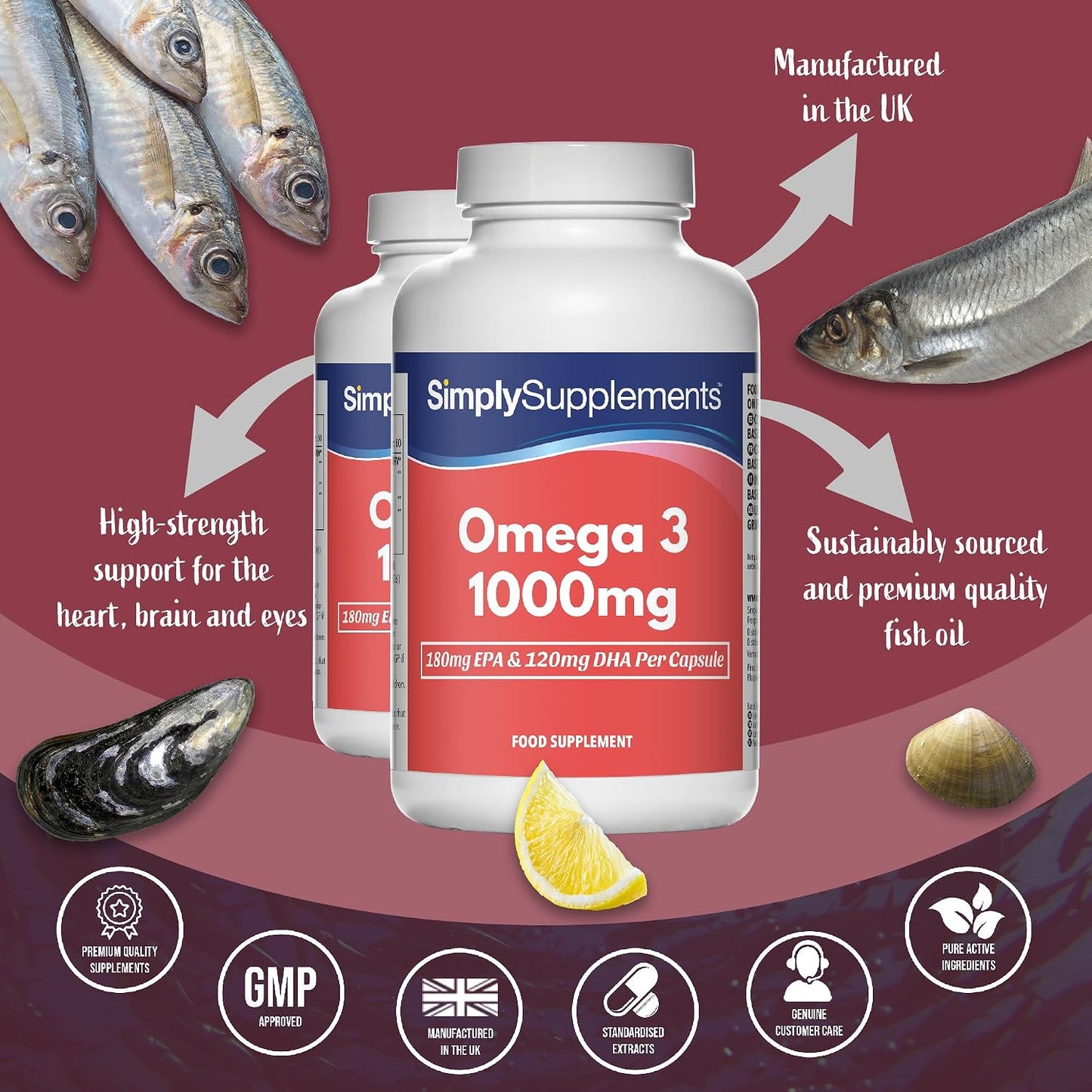 Omega 3 1000mg Capsules