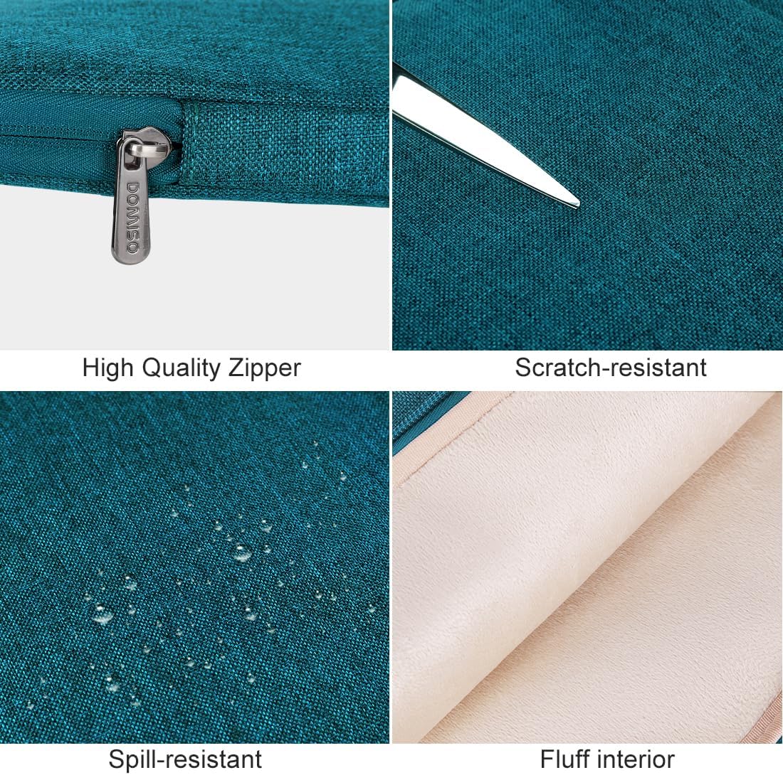 15.6 inch Laptop Sleeve Case Water-Resistant Carrying Bag for 15.6" Lenovo Yoga 730 IdeaPad 530S ThinkPad L580/Lenovo Flex 5/ASUS ROG Zephyrus GX501/Dell New Latitude 3590/HP EliteBook,Teal