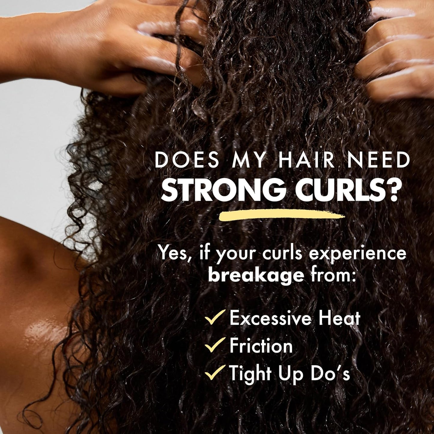Strong Curls Rosemary Oil Strengthening Shampoo & Conditioner Duo 250ml x 2 - With Biotin - Sulphate Free + Vegan