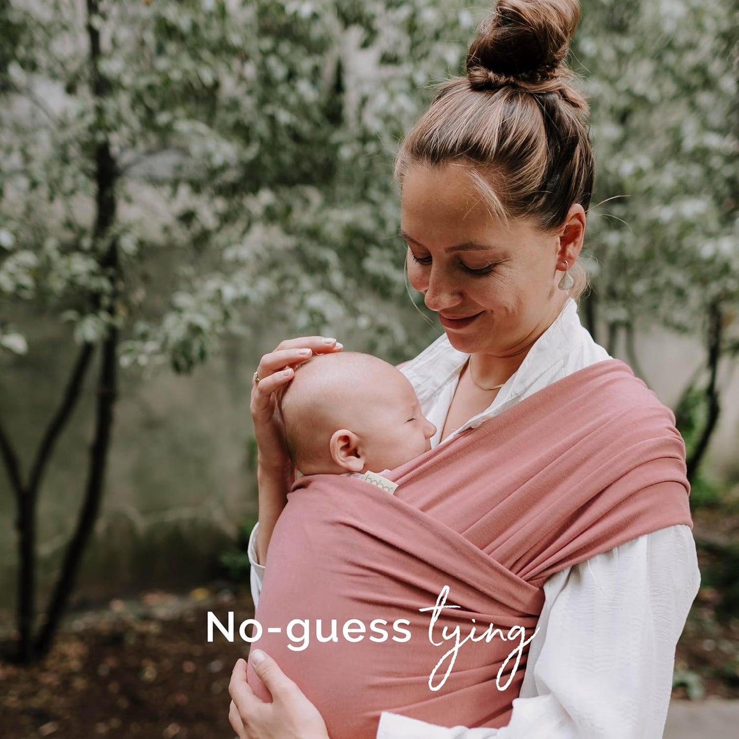 Baby Wrap Carrier Original Baby Sling Carrier for Newborns (7–35 lbs), Soft, Secure, Hands-Free & Ergonomic, Ideal for Comfortable Bonding