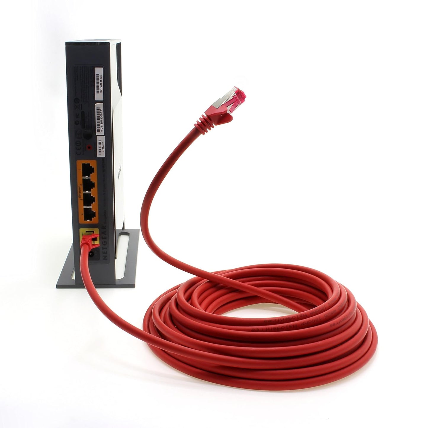 2m Red Network Cable CAT6a S-FTP (10Gb/s)