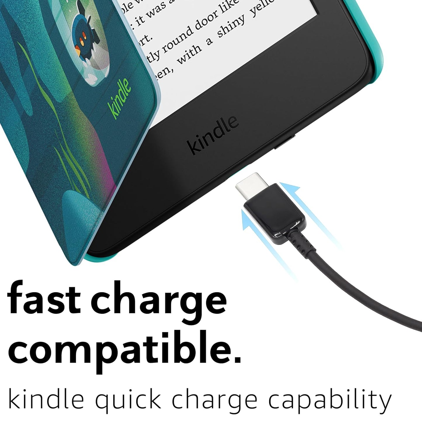 Kindle Charger Cable USB C Charging for All-new Kindle 12th Generation Paperwhite (2024 release) & Kindle Kids 11th Generation (2022)