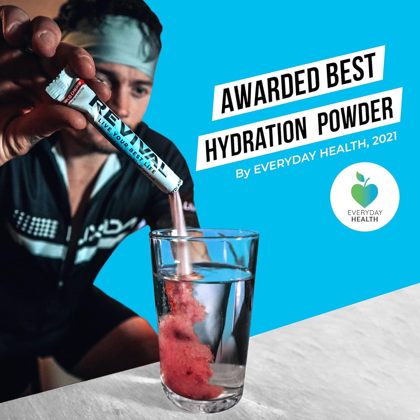 Rapid Rehydration Electrolytes Powder - High Strength Vitamin C, B1, B3, B5, B12 Supplement Sachet Drink, Effervescent Electrolyte Hydration Tablets