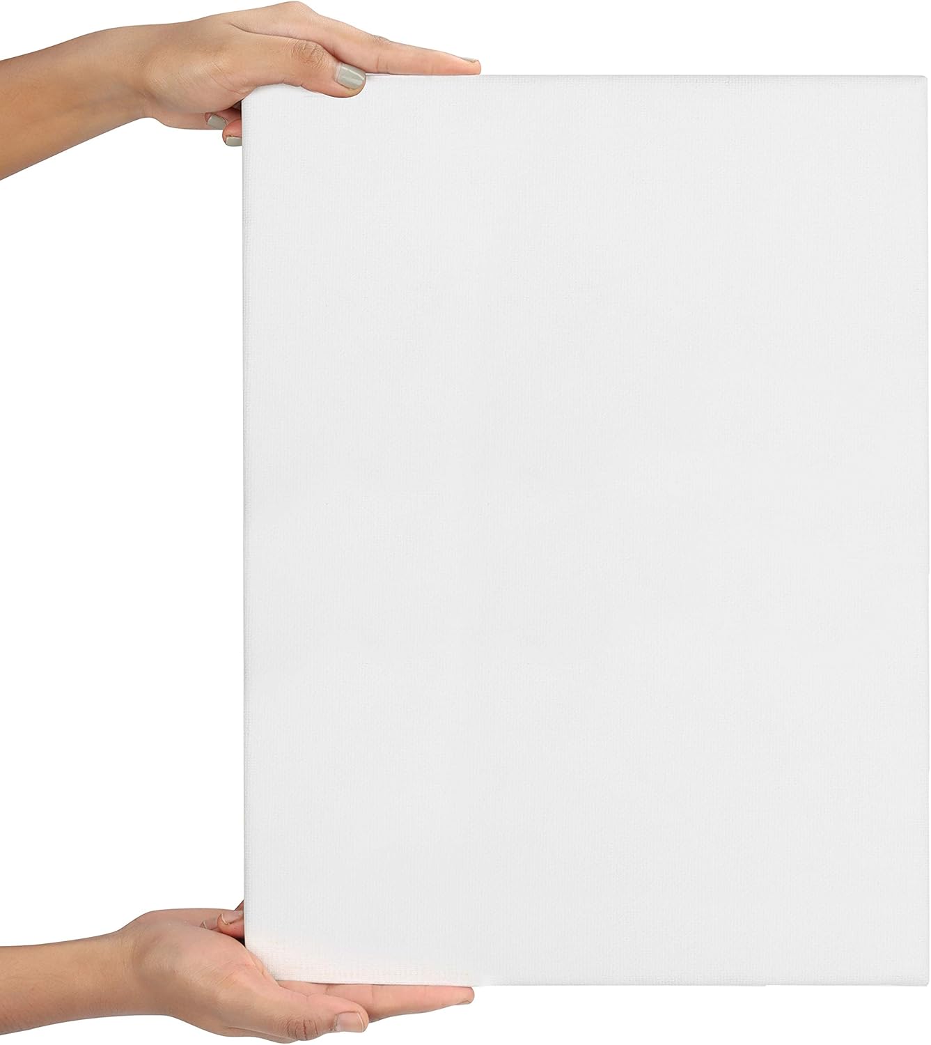 Primed Canvas Panels 18 x 24" - Blank Cotton Canvas Board for Acrylic, Oil Painting, and Sketching