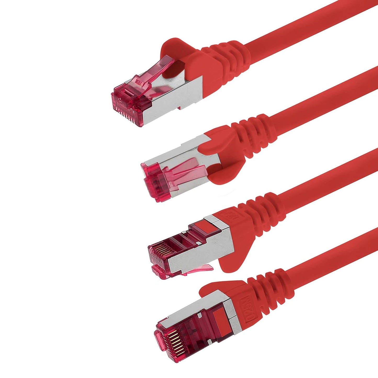 2m Red Network Cable CAT6a S-FTP (10Gb/s)