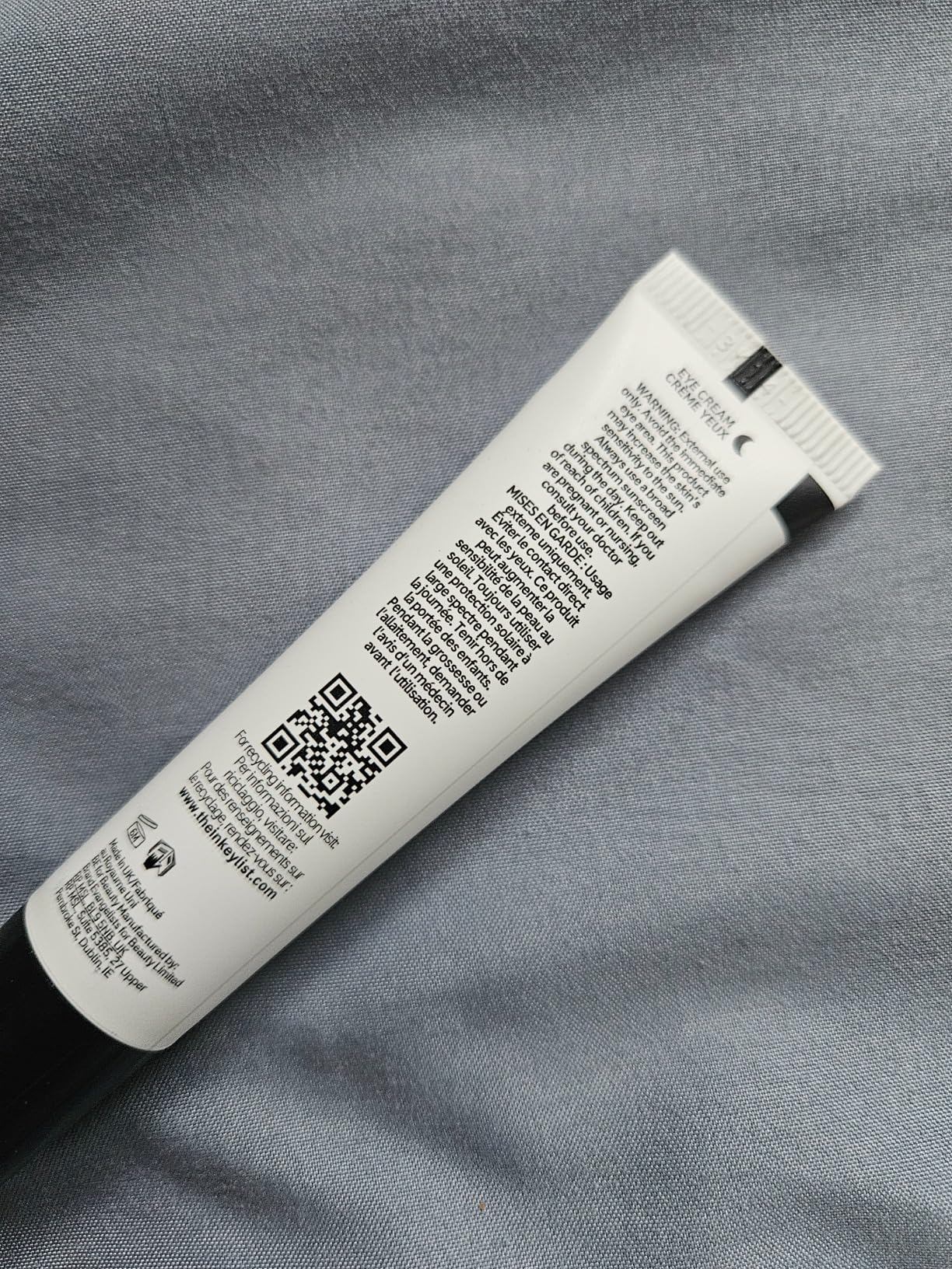 Retinol Eye Cream 15ml, Reduce Wrinkles and Fine Lines, Night Cream