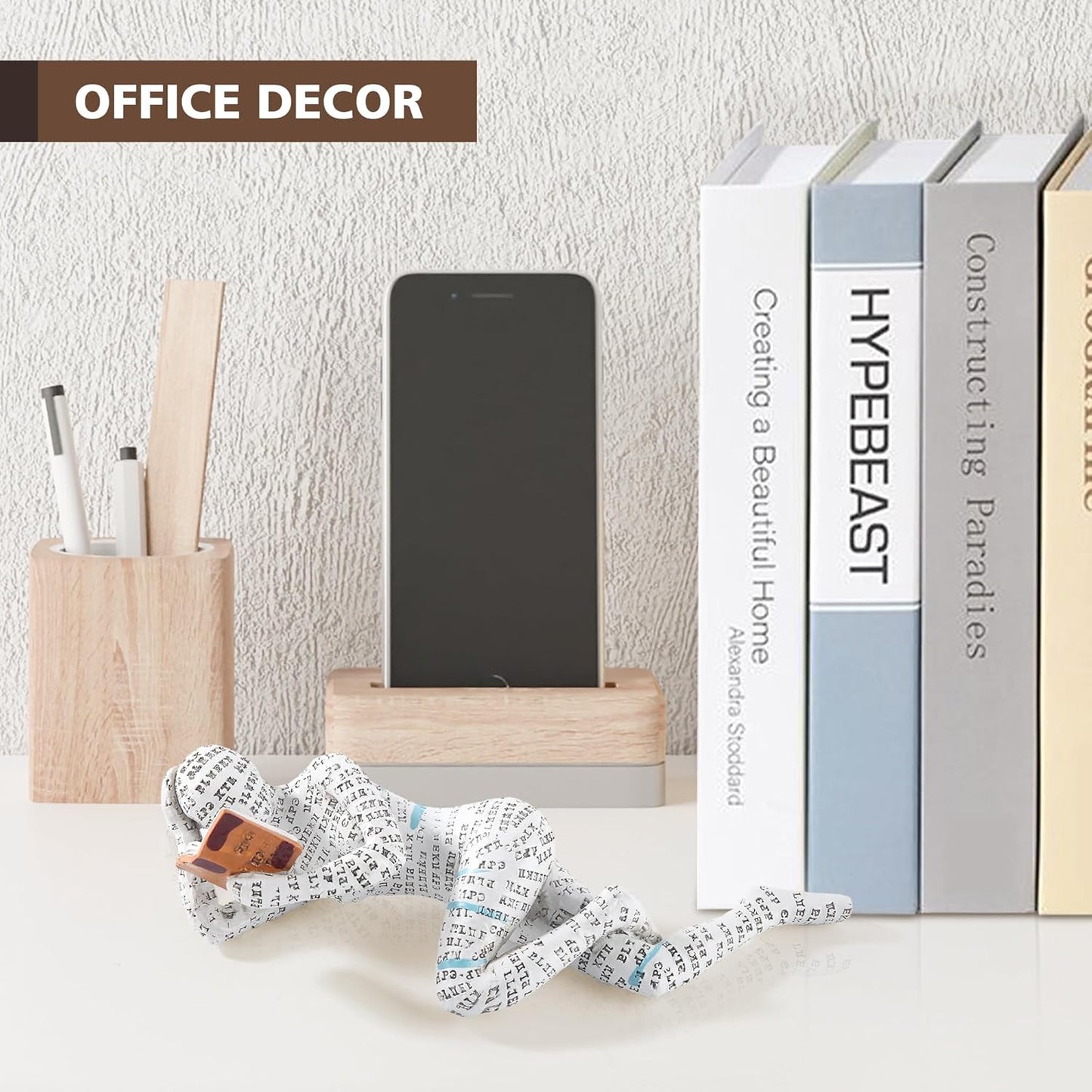 Home Decor Pulp Reading Women Thinker Statue Aesthetic Sculpture Room Decor Modern Abstract Decoration on Shelf Table Desk for Living Room Office Bedroom C