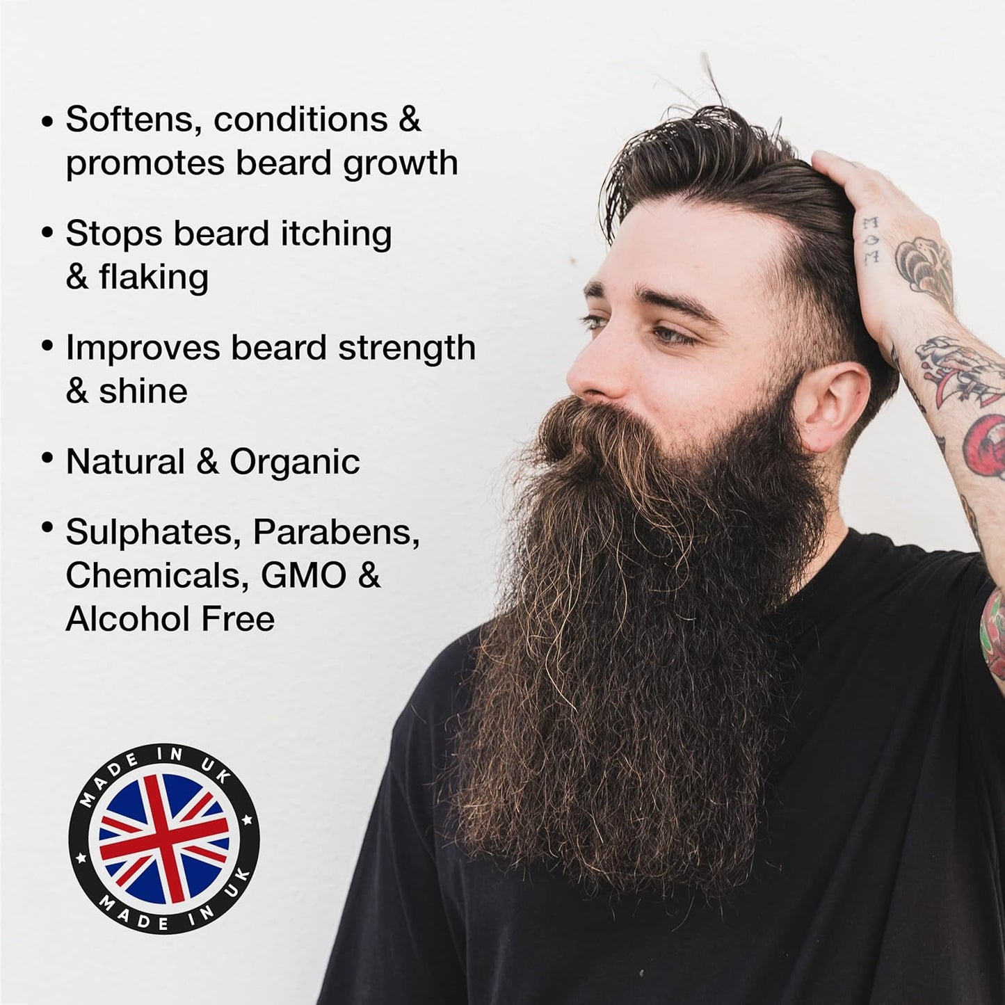 Mount Wooside Woodsman Beard Oil Bottle Growth Oil, Conditioner & Softener for Beard Care