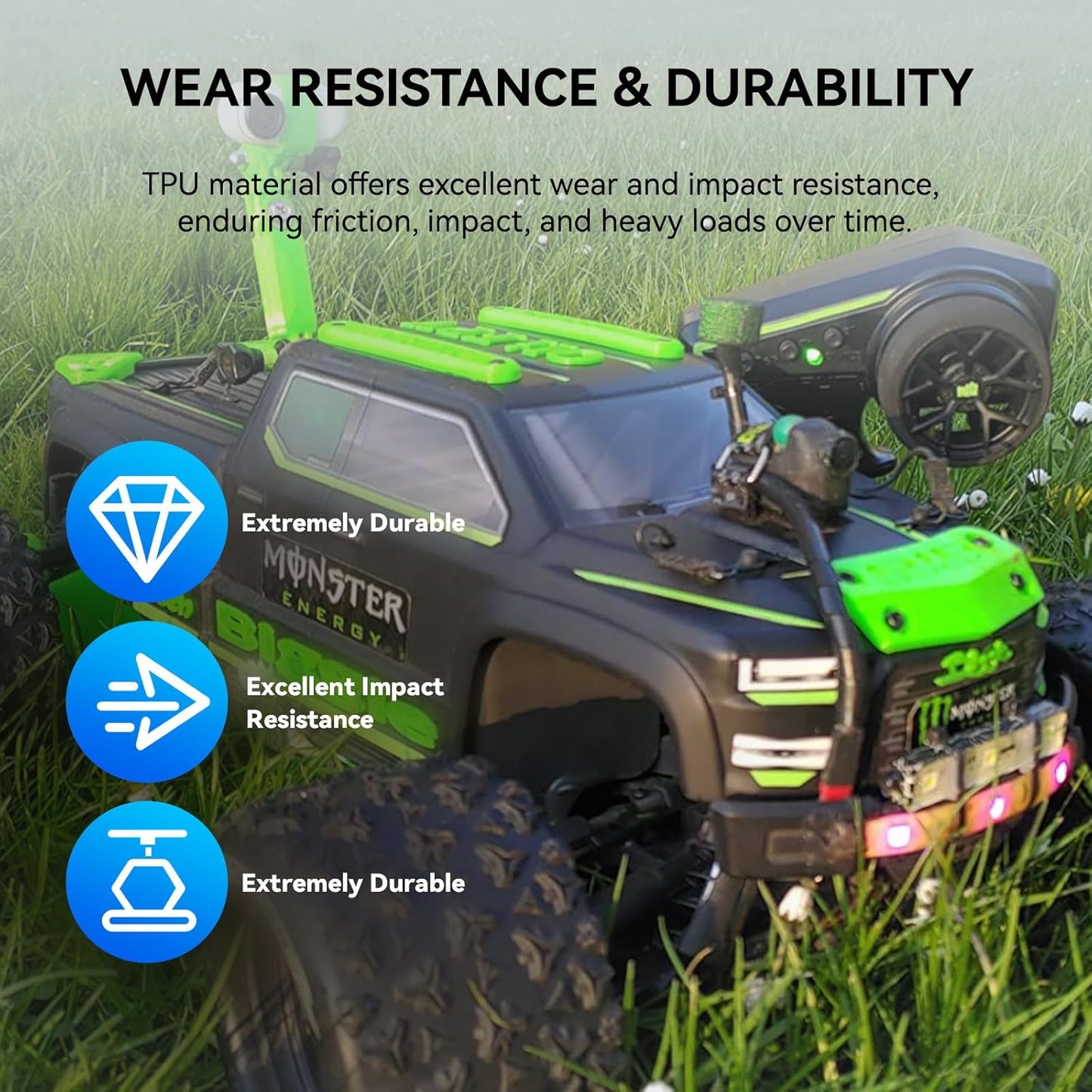 TPU Flexible Filament 1.75mm, 3D Printer Filament, Dimensional Accuracy +/- 0.03 mm, 0.5KG Spool, 1.75 mm, TPU White