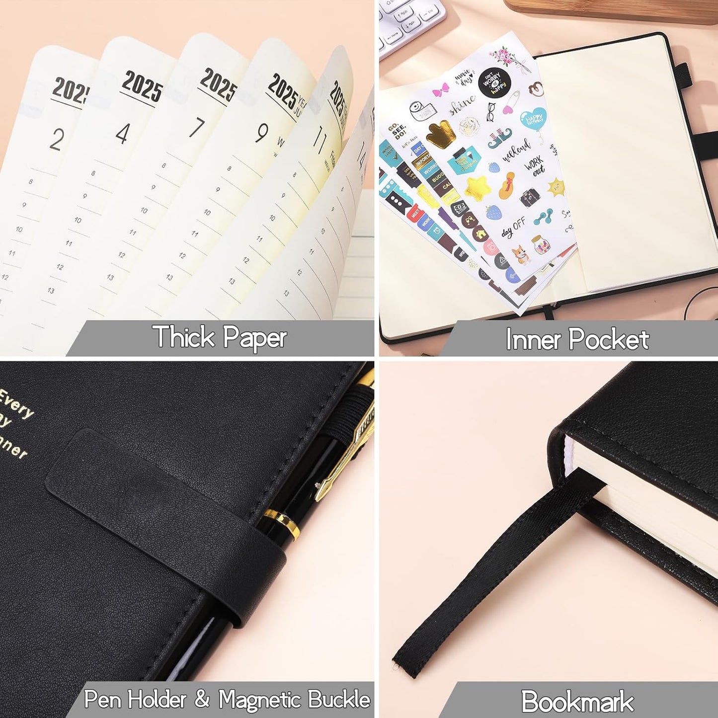 Academic Diary 2025-2026 A5 Page A Day, 12 Month Mid Year Daily Diary From July 2025 to June 2026, Day Per Page Daily Planner