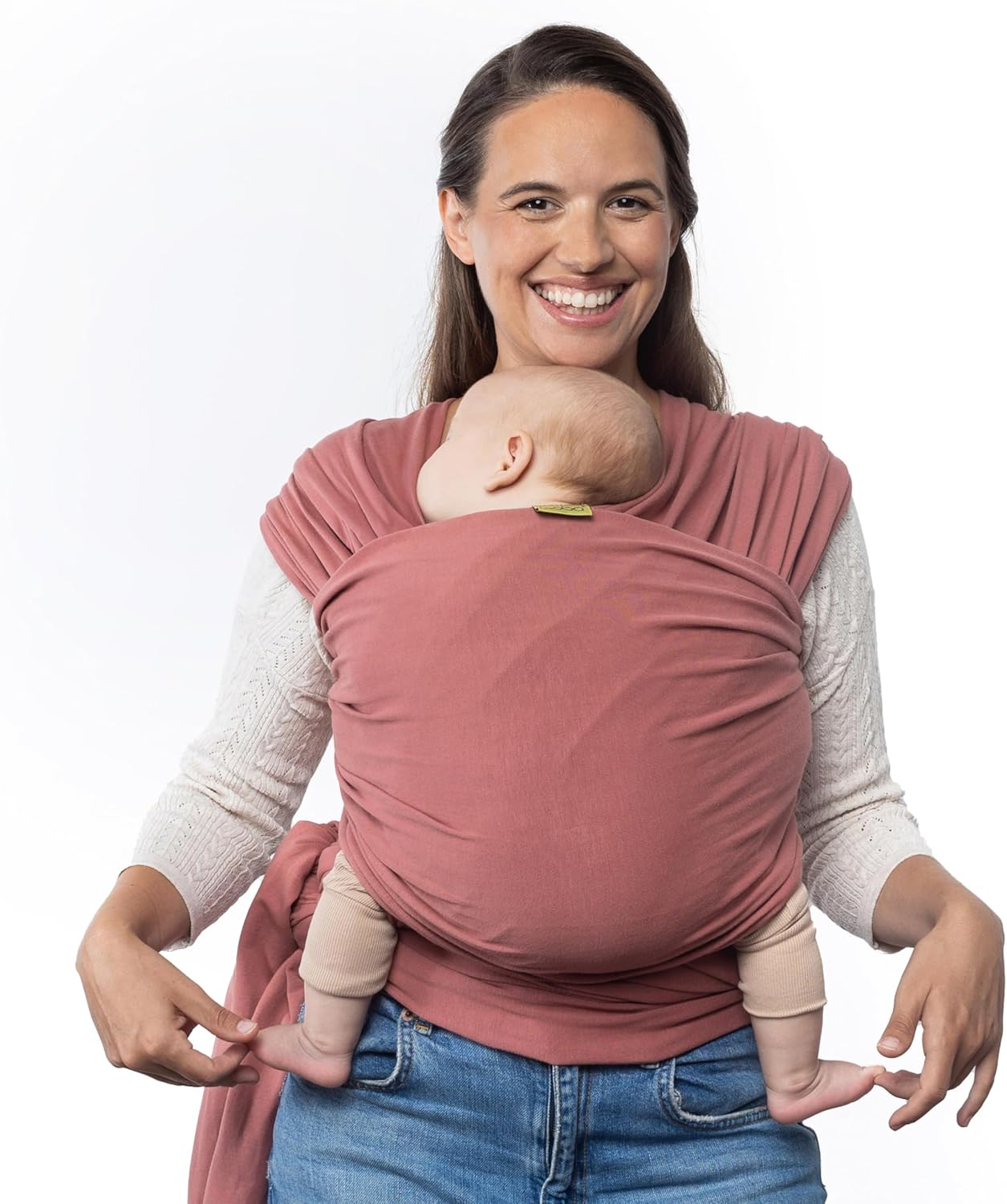 Baby Wrap Carrier Original Baby Sling Carrier for Newborns (7–35 lbs), Soft, Secure, Hands-Free & Ergonomic, Ideal for Comfortable Bonding