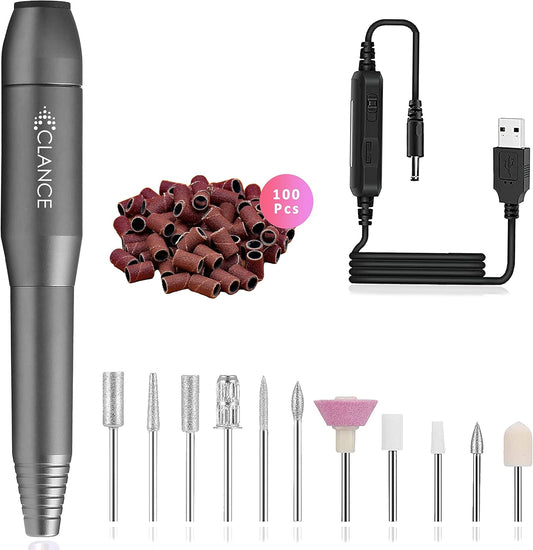 Electric Nail Drill - Nail Science Optimized Manicure Pedicure Electric Nail File for Natural & Acrylic Nails