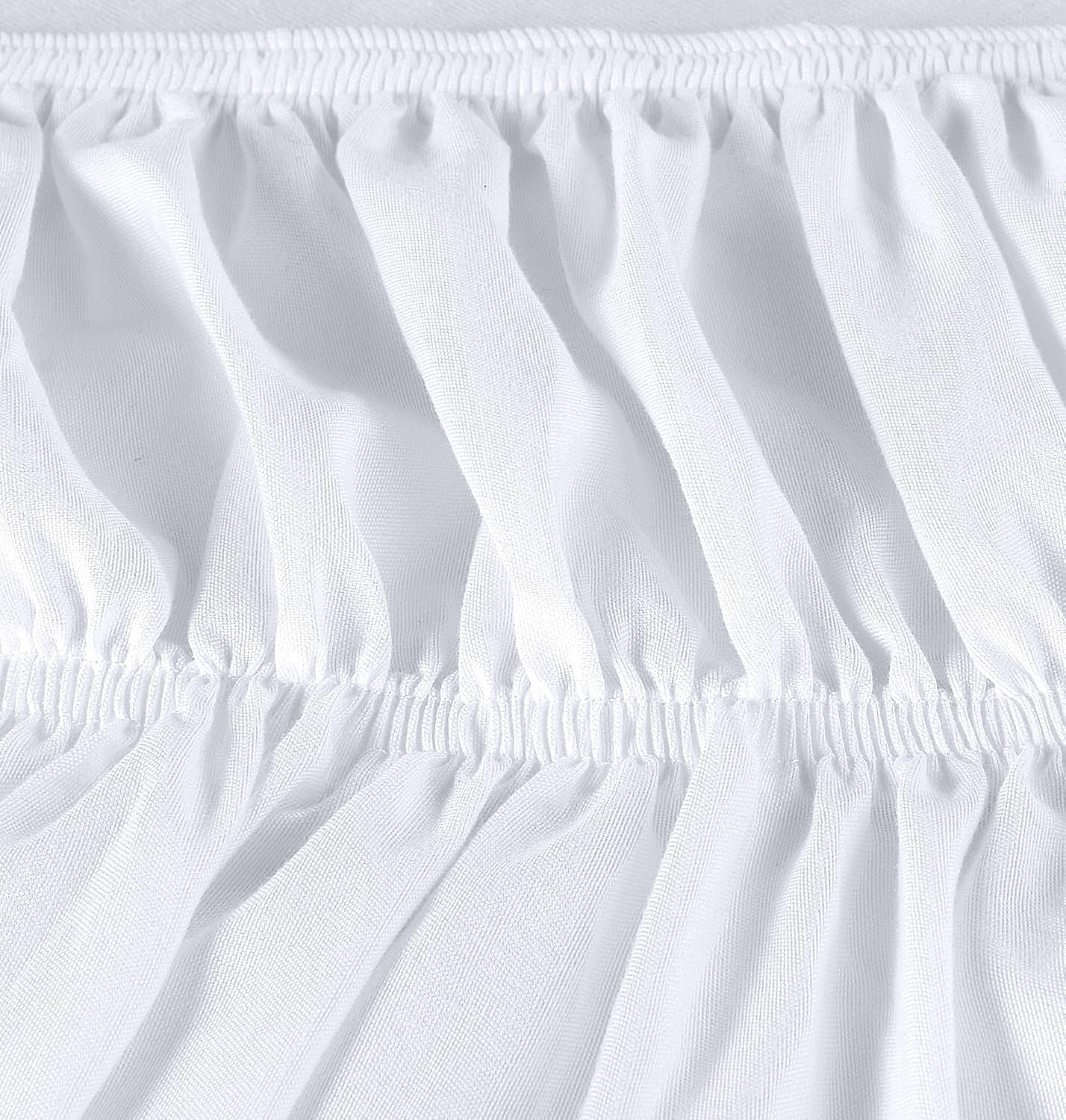Valance Sheet - Easy Wrap Around Elastic Bed Skirt - Soft Brushed Polyester Microfiber Bed Ruffle