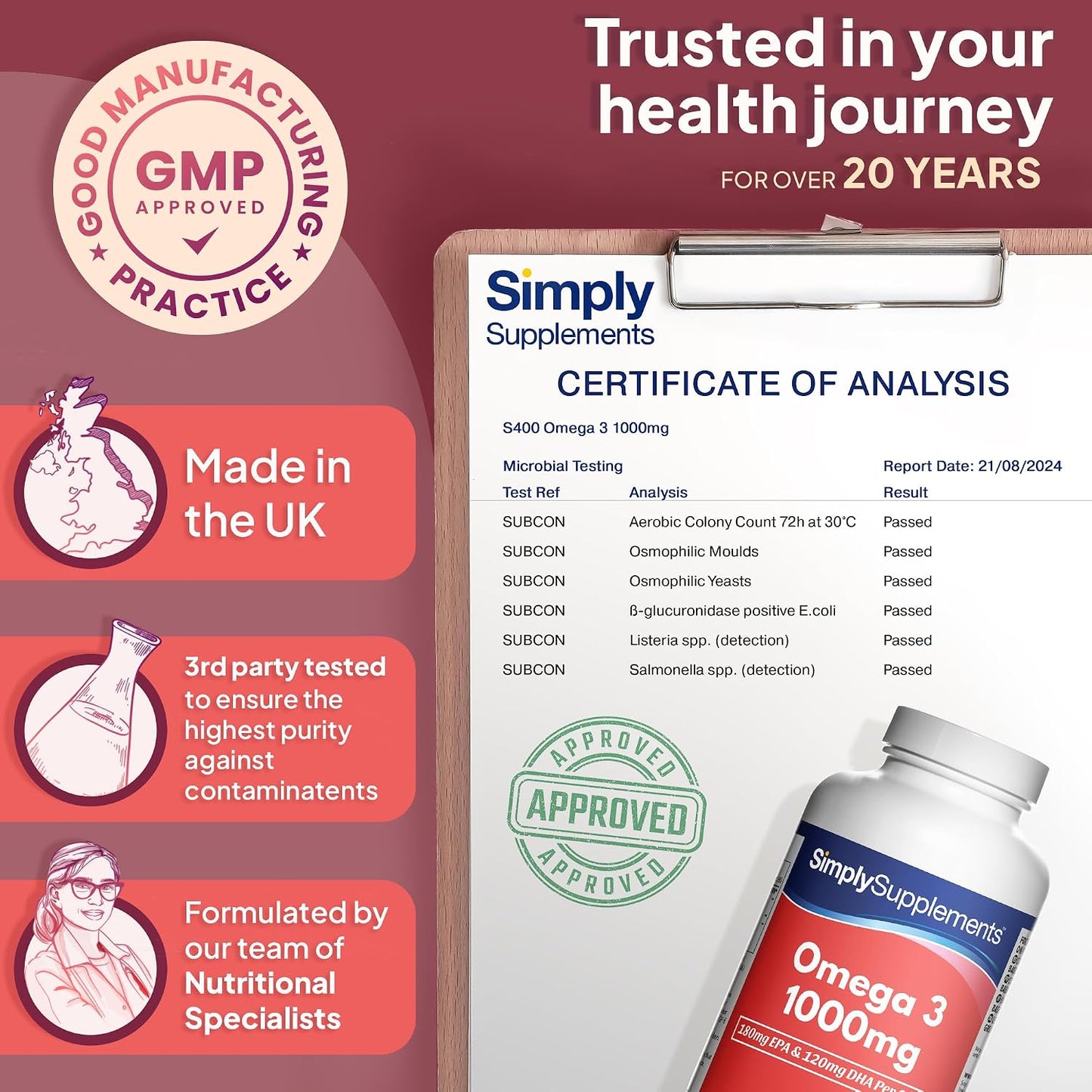 Omega 3 1000mg Capsules