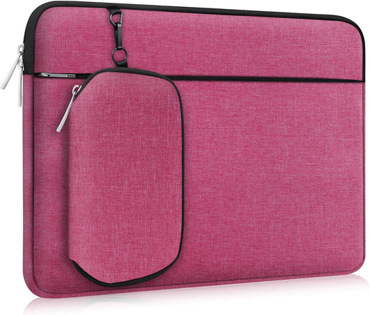 14-14.2 inch Laptop Sleeve Case, Waterproof Shock Resistant Lightweight Bag with Accessory Pocket, Protective Notebook Case with Detachable Small Bag, Compatible with 14.2” MacBook Pro A2442