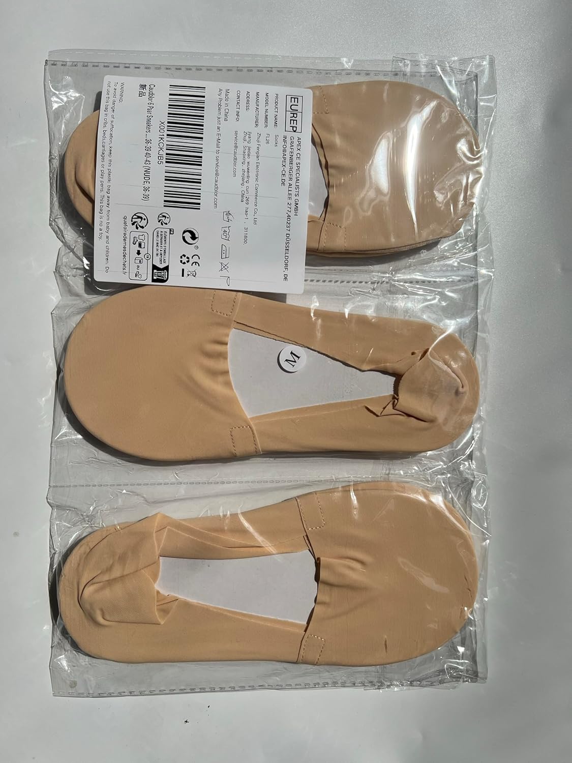 6 Pairs Invisible Non -Slip Woman Short Socks Low Cut Liners & Ankle Socks