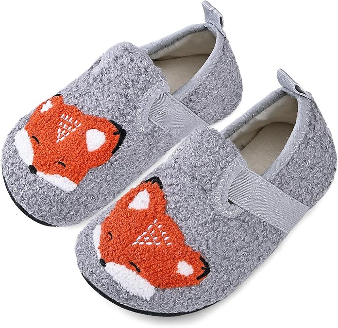 Kids Slippers Plush Anti-Slip Cute Cartoon