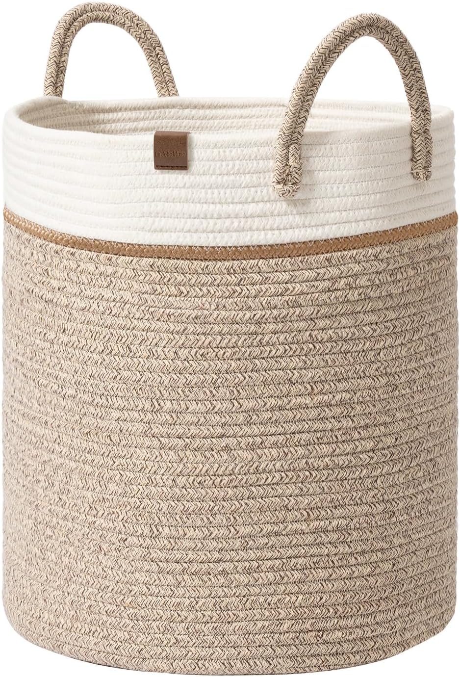 New Storage or Laundry Basket with Handle for Diaper Blanket Toy Towel Woven Laundry Basket