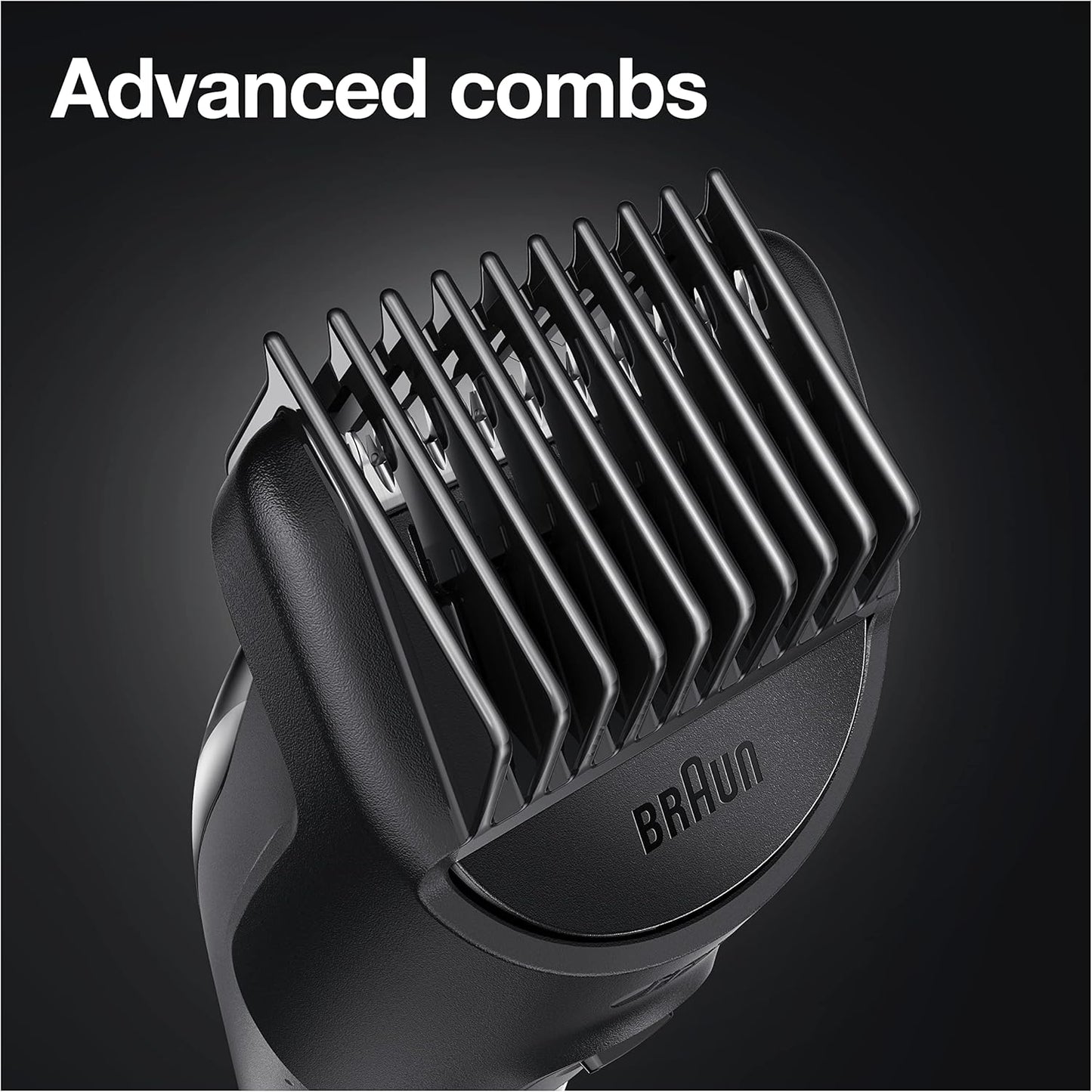 Braun 7-in-1 All-In-One Series 3, Male Grooming Kit With Beard Trimmer, Hair Clippers, Gillette Razor & Precision Trimmer, 5 Attachments, Gifts For Men, UK 2 Pin Plug, MGK3245, Black/Blue Razor
