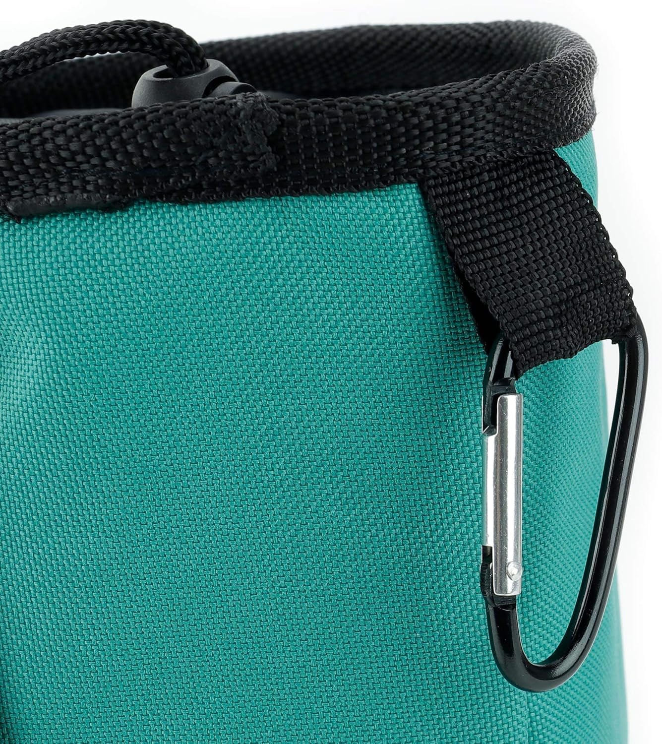 Set Premium Turquoise Peg Bag & Plastic Soft Grip Clothes Pegs Hanging Pegs Basket (48 Pegs, Turquoise)