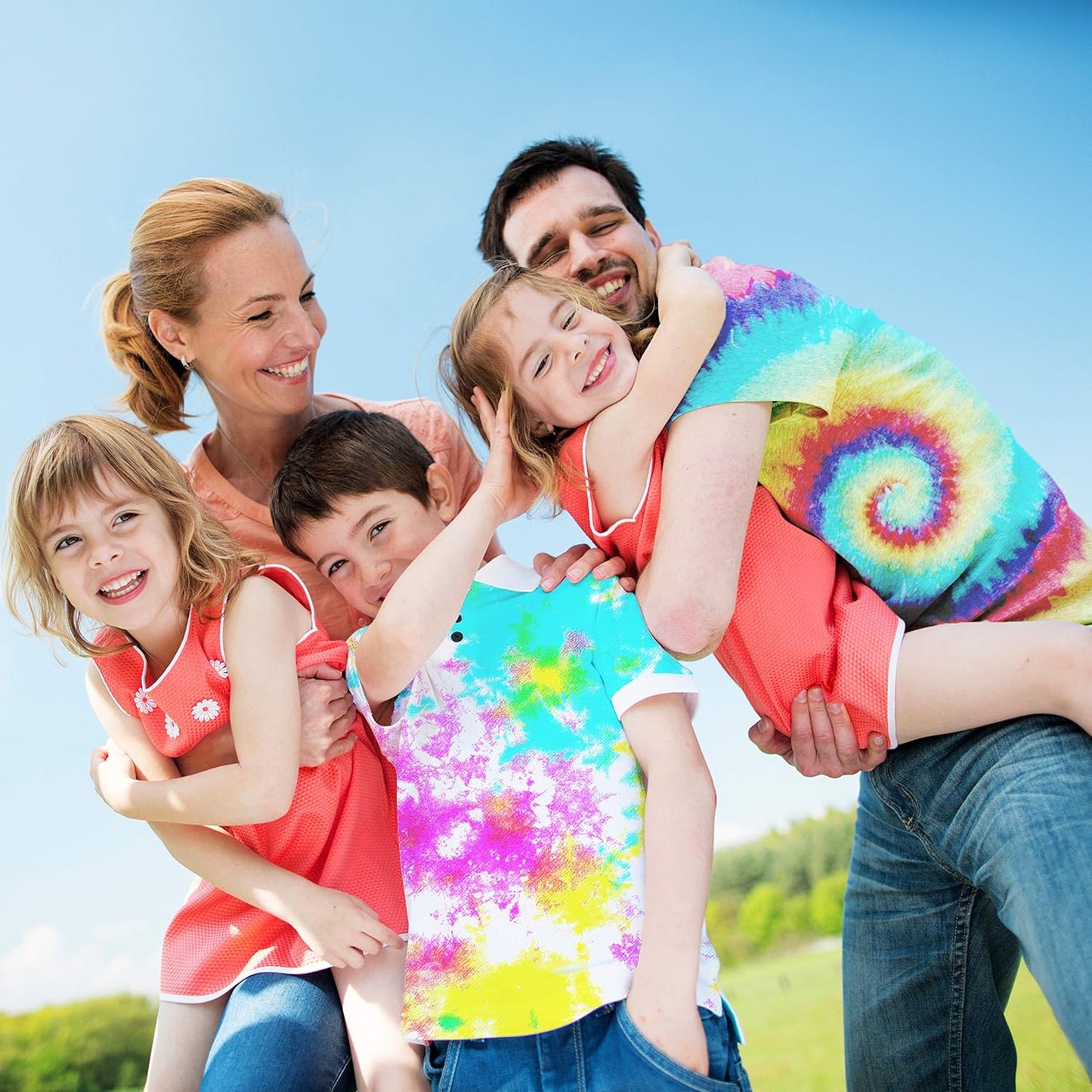 Tie-Dye Art Kit for Over 12 Kids to Play, Easy & Fun (18 Colours)