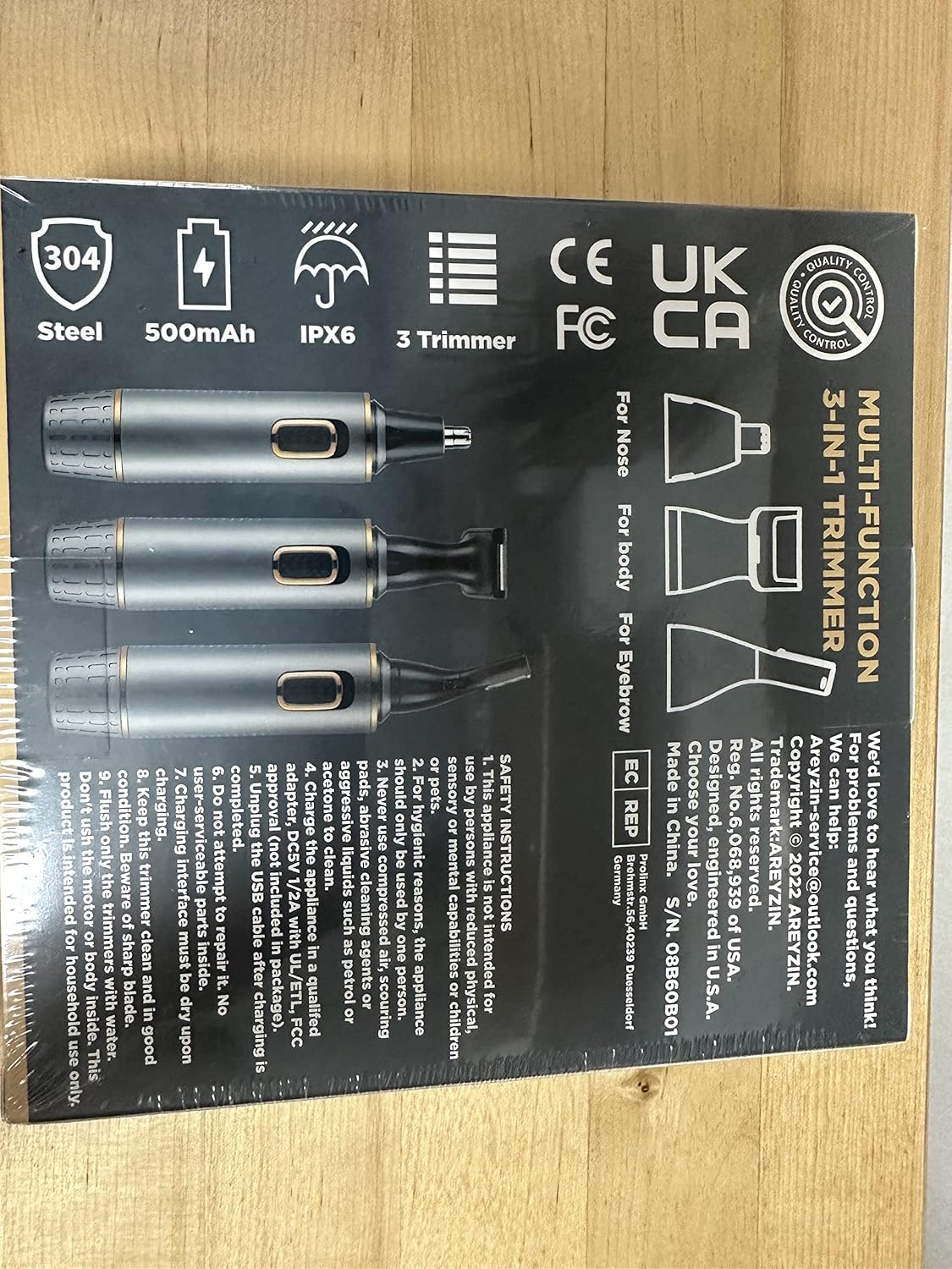 Nose Hair Trimmer for Men,4 in 1 Rechargable Nose Trimmer Men 2025 Professional Upgrade Painless Noses Hair Trimmer