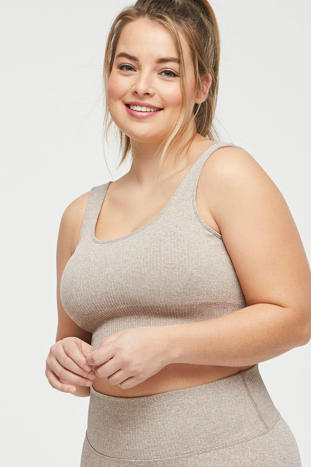 Ribbed Seamless Bra