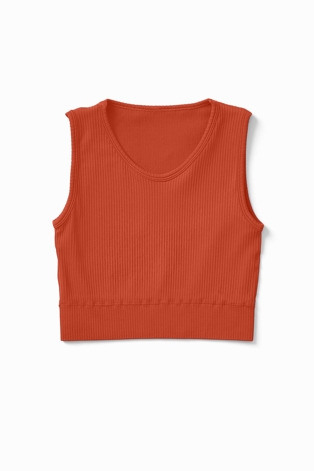 Ribbed Seamless Longline Bra