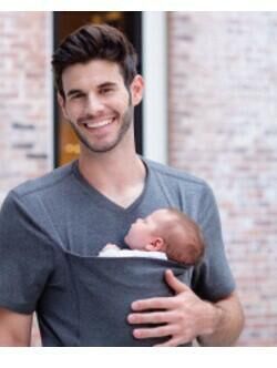 Kangaroo Dad Multifunctional Clothes Round Neck Casual T-Shirt Men's