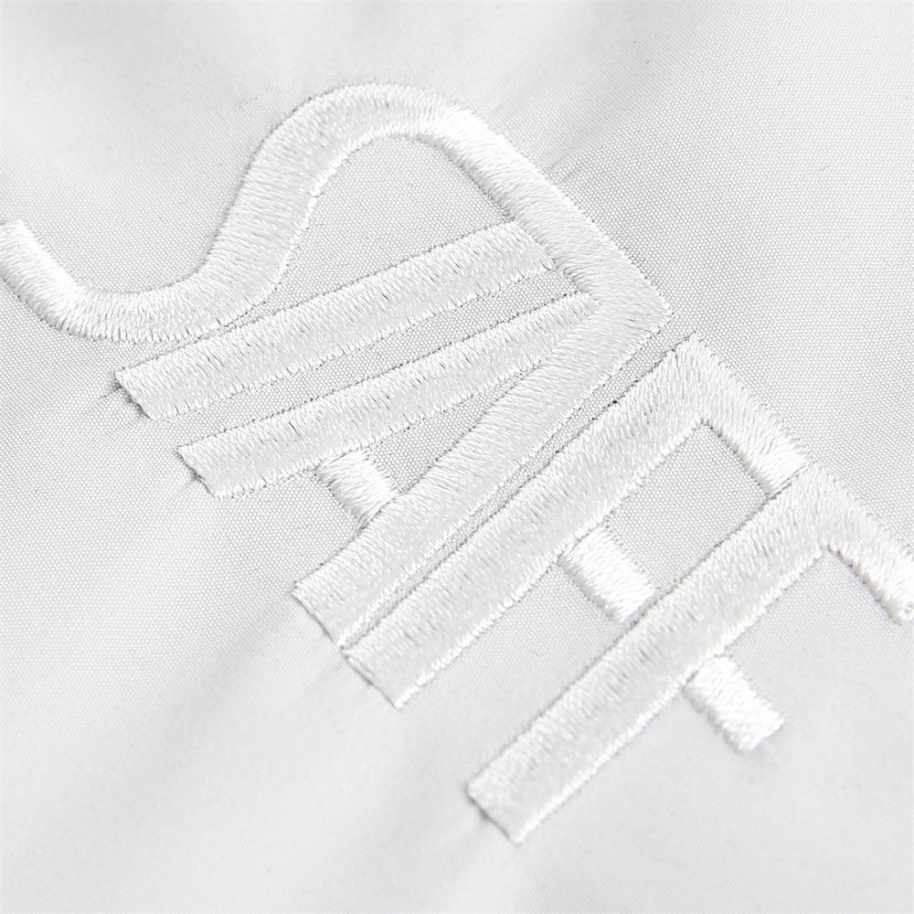 Outdoor Sports Contrast Color Hooded Zipper Jacket