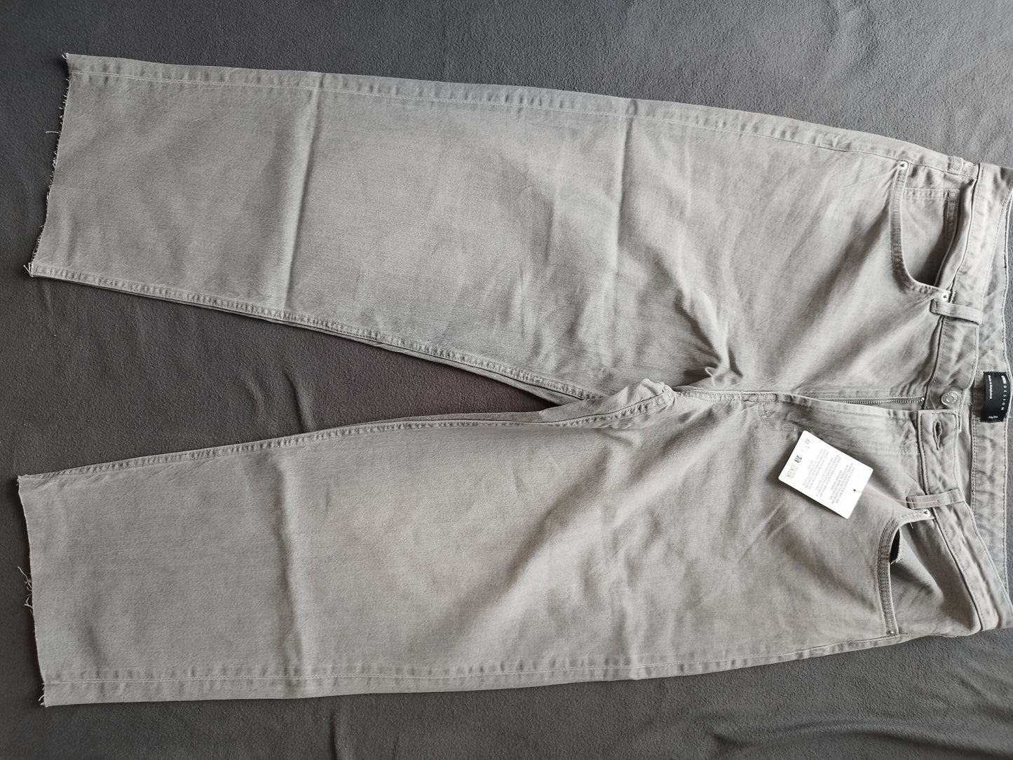New Grey Women's Ankle Grazer Straight Leg Jeans
